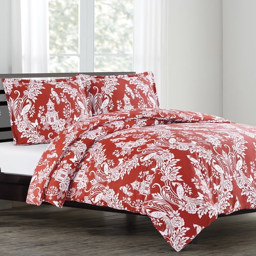 Echelon Home Pagoda Cotton Duvet Cover Set Walmart Com