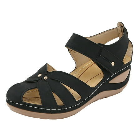

TAIAOJING Women s Sandals Sandals Summer Shoes Peep Wedges Beach Comfortable Sandals Zapato