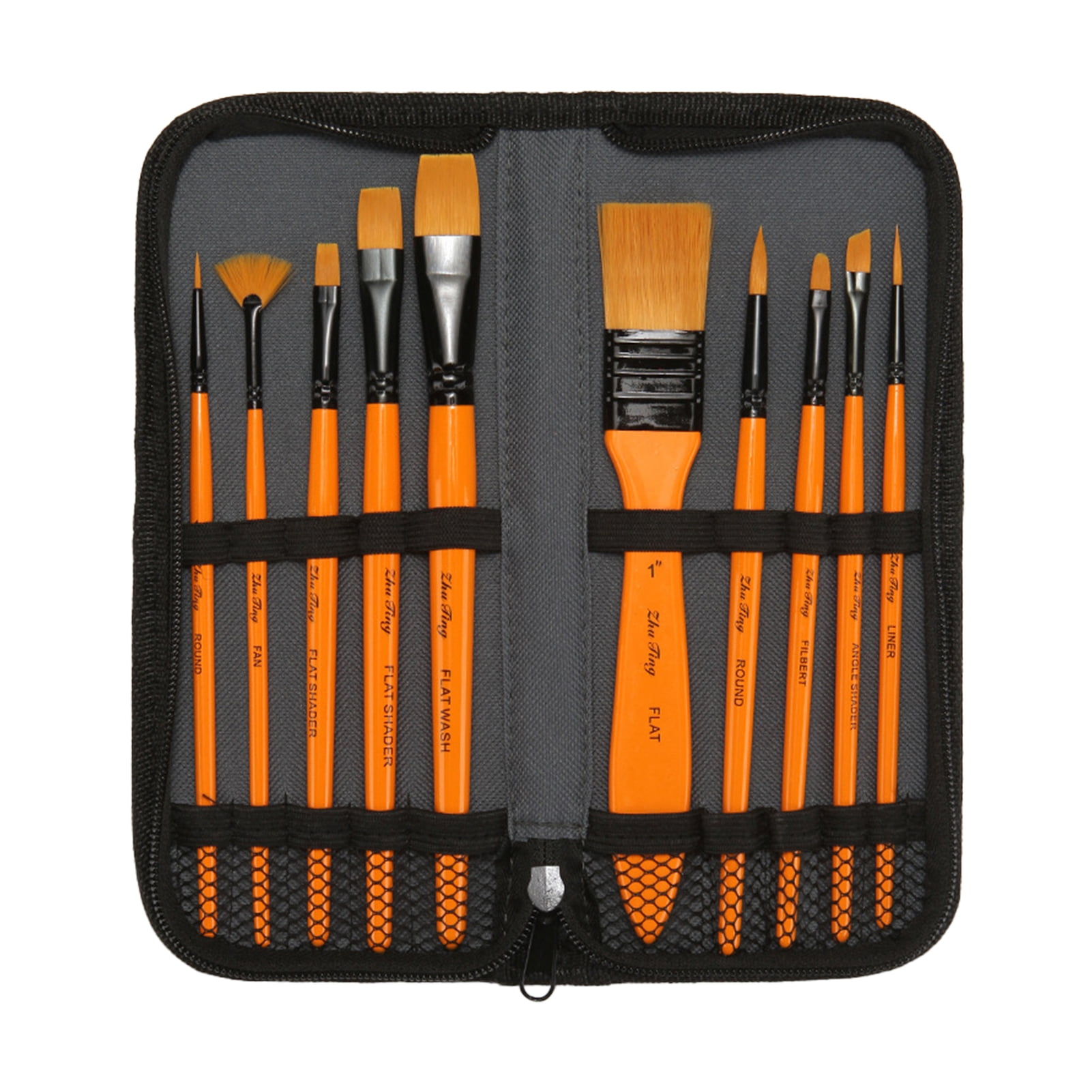 Mosey Paint Brush Antislip 10Pcs/Set Water Ink Professional Drawing