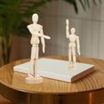 thumbnail image 5 of QUMIIRITY 3Pcs Jointed Puppet For Sketching Model For Artists And Photographers, 5 of 5