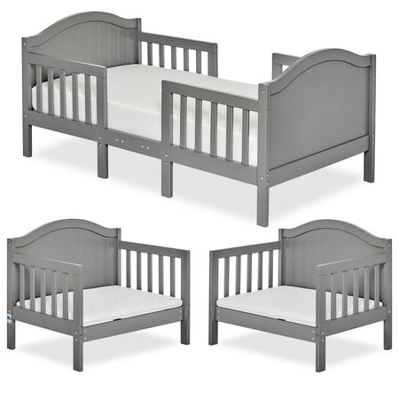 Dream On Me 3-in-1 Convertible Toddler Bed - Steel Gray