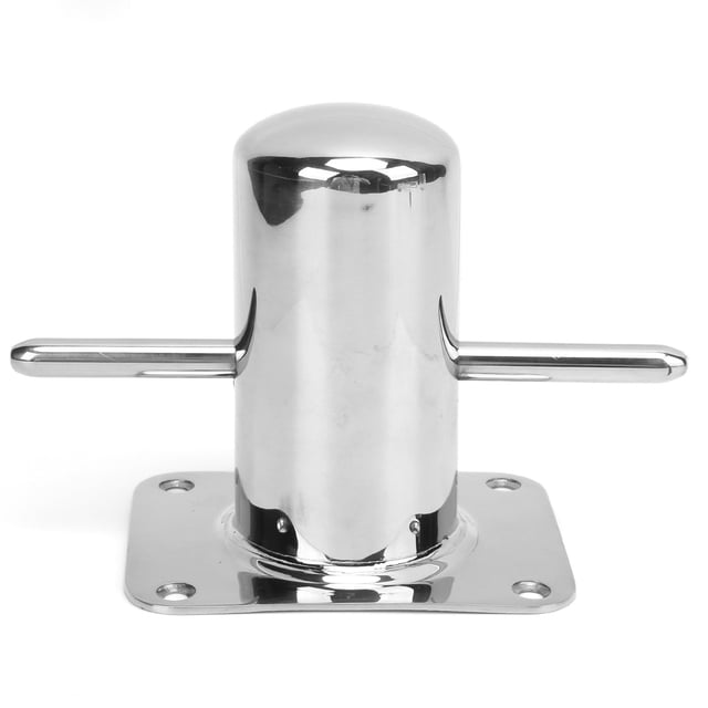Cornamusas de bolardo transversal de alta resistencia, 120 mm, para herrajes de muelle de primera calidad, bitas de amarre marinas resistentes de acero inoxidable 316