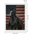 thumbnail image 2 of Diamond Art Kit for Adults, Rider Horse USA Flag Diamond Painting for Adults Beginners, 5D DIY Diamond Art Painting Kits, Colorful Diamond Painting Craft for Home Decor 12x16, 2 of 7