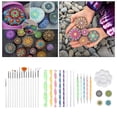 thumbnail image 4 of Set de herramientas de punteo Mandala con pinceles Sunnimix, 4 of 8