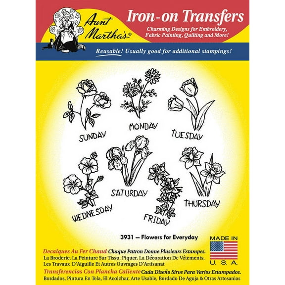 Aunt Martha's #3931 Flowers for Everyday