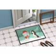 thumbnail image 4 of Carolines Treasures CK2074MAT Brown English Springer Spaniel Snowman Christmas Door Mat Indoor Rug or Outdoor Welcome, 4 of 4