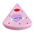 thumbnail image 1 of lucky Travel Triangle Powder Puff Holder Silicona Maquillaje Funda Protectora De Transporte, 1 of 4