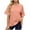 Pink, variant on Hduncf Women's Casual Loose T Shirts Oversized Tees Summer Short Sleeve Crew Neck Tunic Tops Basic Tee Shirt Pink S