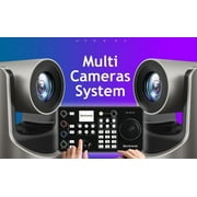 AVKANS Super PTZ Camera Joystick Controller, IP NDI PTZ Camera Controller Keyboard with 4D Joystick for Worship Church Live Streaming, PoE Enable