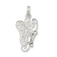 thumbnail image 4 of 925 Sterling Silver Butterfly Necklace Pendant Charm Insect Arachnid, 4 of 8