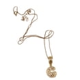 thumbnail image 4 of Collar con dije de oro laminado letra brillos G, 4 of 6