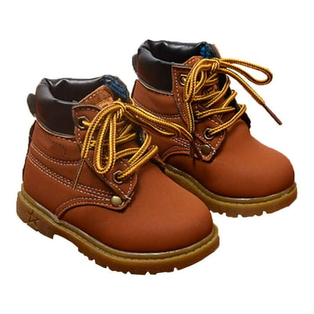 

Jygee Children Autumn Winter Warm Boots High Ankle Shoes Sports Snowboots for Boys and Girls