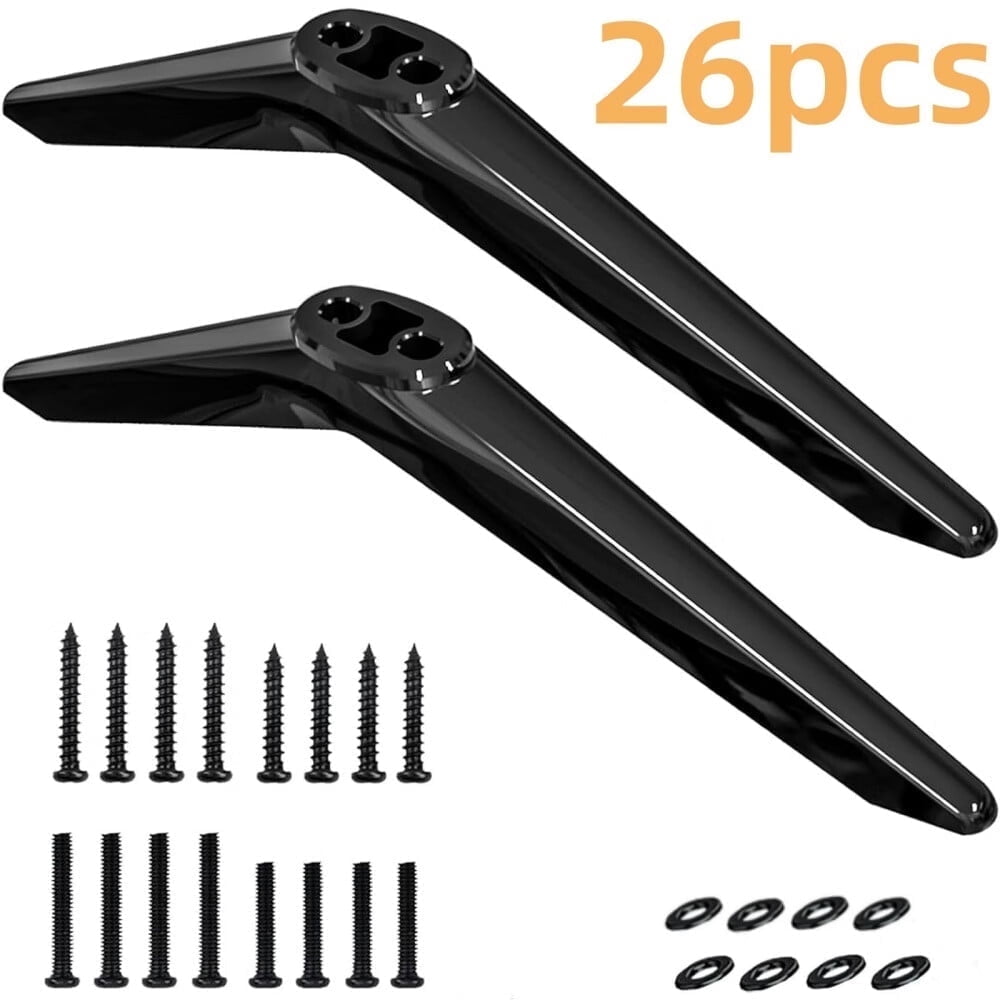 Base Stand for TCL Smart Tv - Legs for TCL Roku TV 28in 32in 40in 43in 49in 50in 55in 60in 65in 32S305 32S301 32S303 40S355 40S325 43S425 43S431 50S431 50S435 55S425 65S433 65S555 with Screws