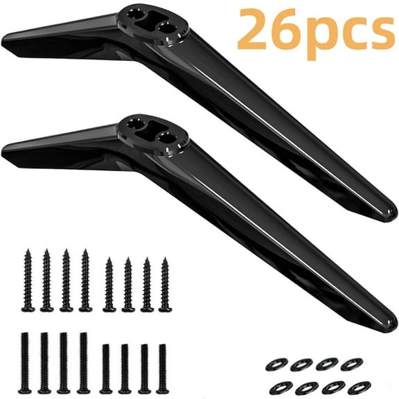 Base Stand for TCL Smart Tv - Legs for TCL Roku TV 28in 32in 40in 43in 49in 50in 55in 60in 65in 32S305 32S301 32S303 40S355 40S325 43S425 43S431 50S431 50S435 55S425 65S433 65S555 with Screws