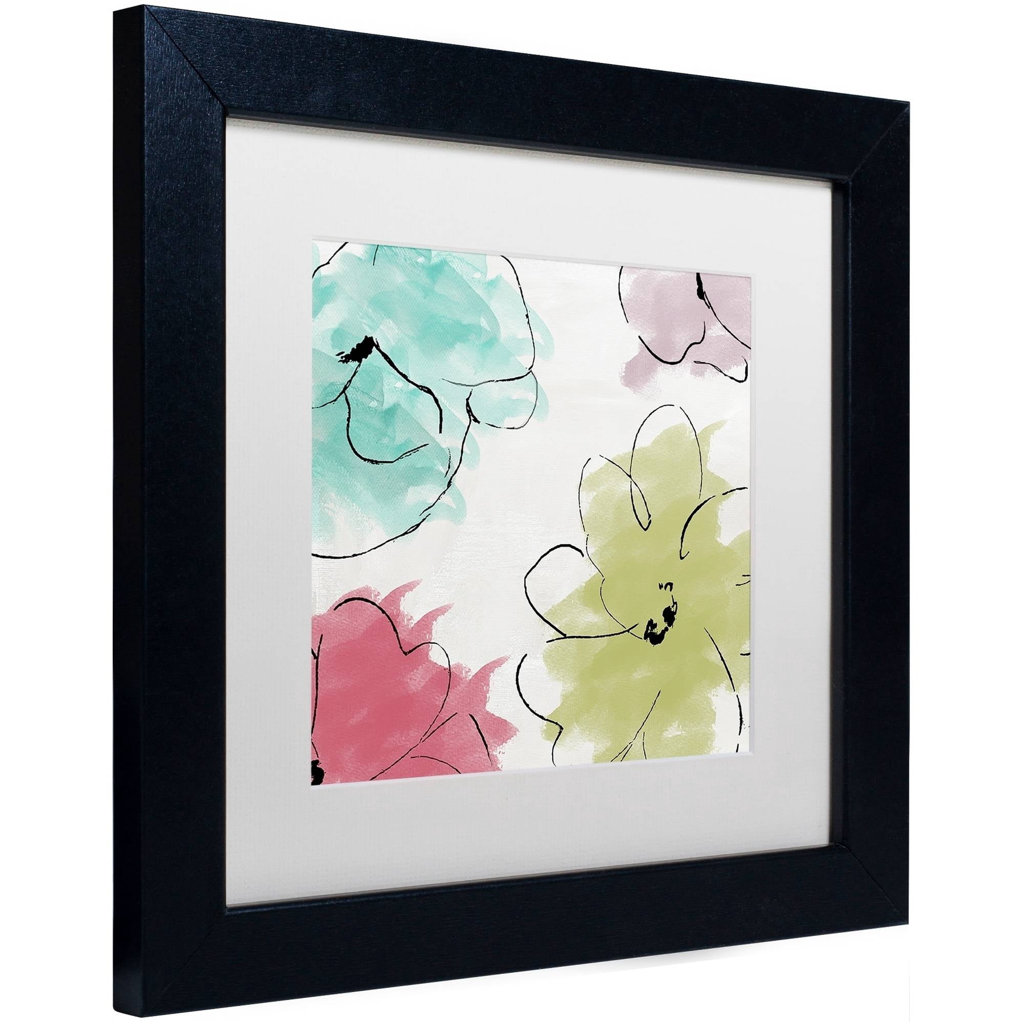 Trademark Fine Art "Kasumi five" Canvas Art by Color Bakery White Matte, Black Frame