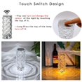 thumbnail image 4 of Diamond Crystal Table Lamp, 16 Colors Usb Charging Touch Lamp, 4 of 5