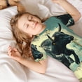 thumbnail image 4 of Balery Bull Charging Through Waves Conjunto de Pijama Infantil de Manga Corta con Estampado – Ropa de Dormir de Algodón Suave-XX-Large, 4 of 4