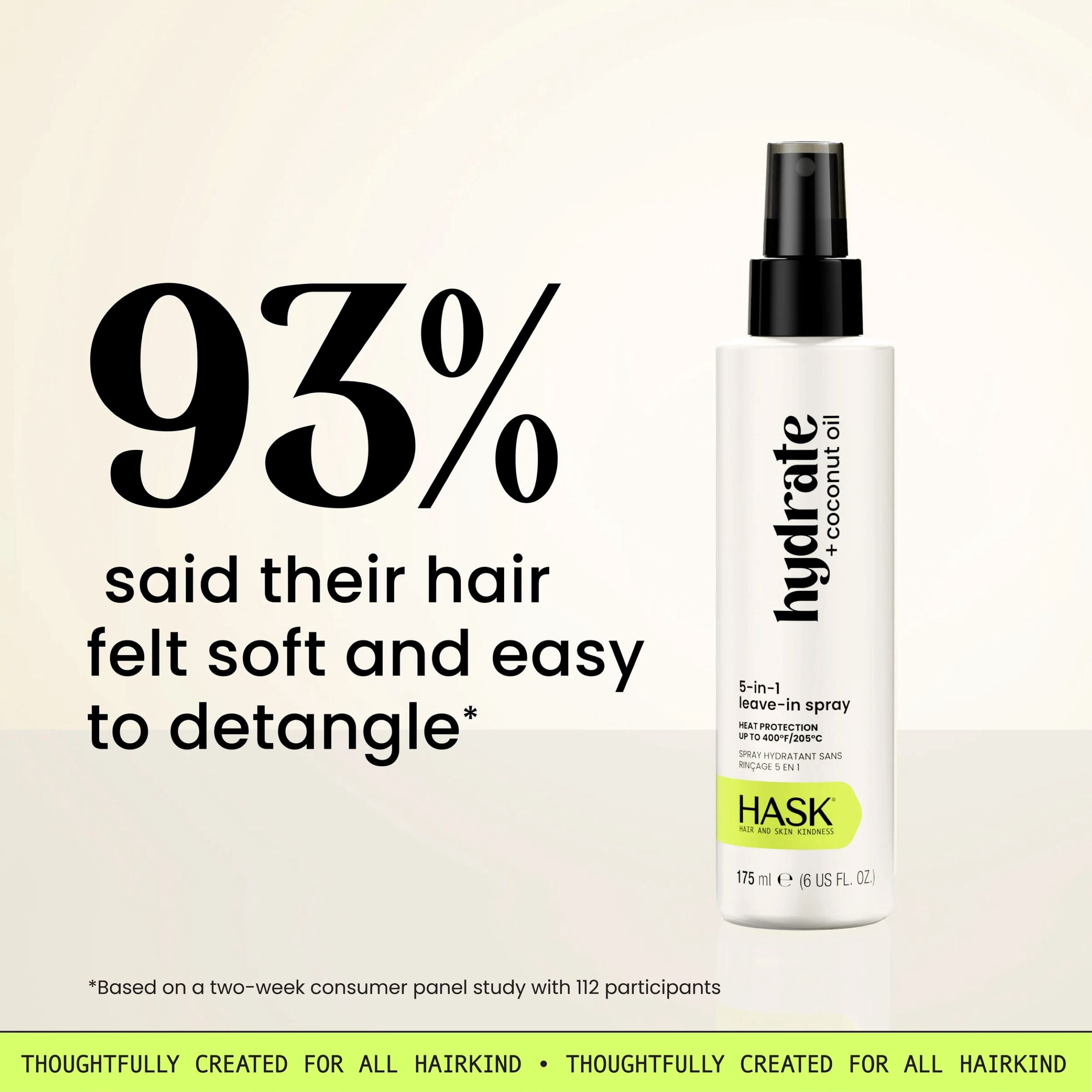 Hask Coconut Oil Nourishing 5-in-1 Leave-In Spray, 6 fl oz
