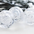 thumbnail image 7 of Perfect Holiday 30 LED Solar String Lights,Waterproof with Bubble Design Bulbs for Outdoor Home decor, Christmas, Parties, Garden - White, 7 of 7