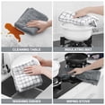 thumbnail image 5 of Simmore 100% Cotton Terry Kitchen Towels, Super Soft Absorbent Dish Towels and Dish Cloths for Kitchen Washing and Drying, 6-Piece Set, 16x28 Inches, Grey, 5 of 10