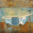 thumbnail image 3 of Robinson, Carol 12x12 Black Modern Framed Museum Art Print Titled - Paisley Bath I, 3 of 5