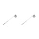 thumbnail image 4 of Kearding Extintor de velas Mango largo Fiesta Hogar Apagallamas Mecha de seguridad de mano pulida Extinguir Plata Plata 2piezas Kearding  CBP381363, 4 of 6