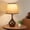 C. Oat Shade & Brown Base, variant on Touch Table Lamps for Nightstand, 3-Way Dimmable Small Bedroom Lamps for Night Stands, Gold Bedside Lamps for Living Room, Kids Room, End Table(LED Bulb Included)