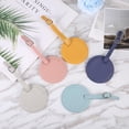 thumbnail image 3 of Becaristey 5pcs Leather Personalize Bags Travel Handbag Label Writtable Round Edge Impact-resistant Easy, 3 of 6