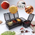 thumbnail image 2 of ShenMo Spice box, 4pcs salt and spice shaker, spice box, kitchen spice storage box, 2 of 5