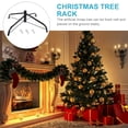 thumbnail image 5 of Raindrops Chrostmas Tree Stand Green Iron Christmas Tree Stand 1Pcs 19.7X19.7X4.7In, 5 of 8