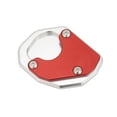 thumbnail image 2 of Side Stand Extension Plate, Red Wear Resistant Kickstand Enlarger Rustproof High Strength Aluminium Alloy  For Motorcycle Replacement For  660 2021+, 2 of 8