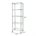 thumbnail image 3 of QINXIN 5 Tier Storage Rack Multipurpose Heavy Duty Corrosion-resistant Wire Shelf With Wheels For Garage Kitchen, 3 of 7