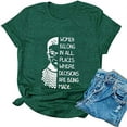 thumbnail image 1 of YourTops T-Shirt Graphique pour Femmes « Appartenir à Tous les Endroits » (S, 7-Vert Foncé), 1 of 2