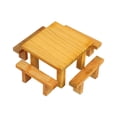 thumbnail image 1 of Decoración de Sillas de Mesa, Accesorios Multiusos, Modelo de Muebles de Madera 1/12, Taburete de Escritorio de Muñecas, Micro Pais Macarena Artesanía de casa de muñecas en miniatura, 1 of 8