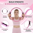 thumbnail image 2 of Set de Aro y Pelota de Pilates LiKiLiKi con Bandas de Resistencia Rosadas, 2 of 7