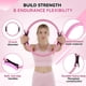 thumbnail image 2 of Set de Aro y Pelota de Pilates LiKiLiKi con Bandas de Resistencia Rosadas, 2 of 7