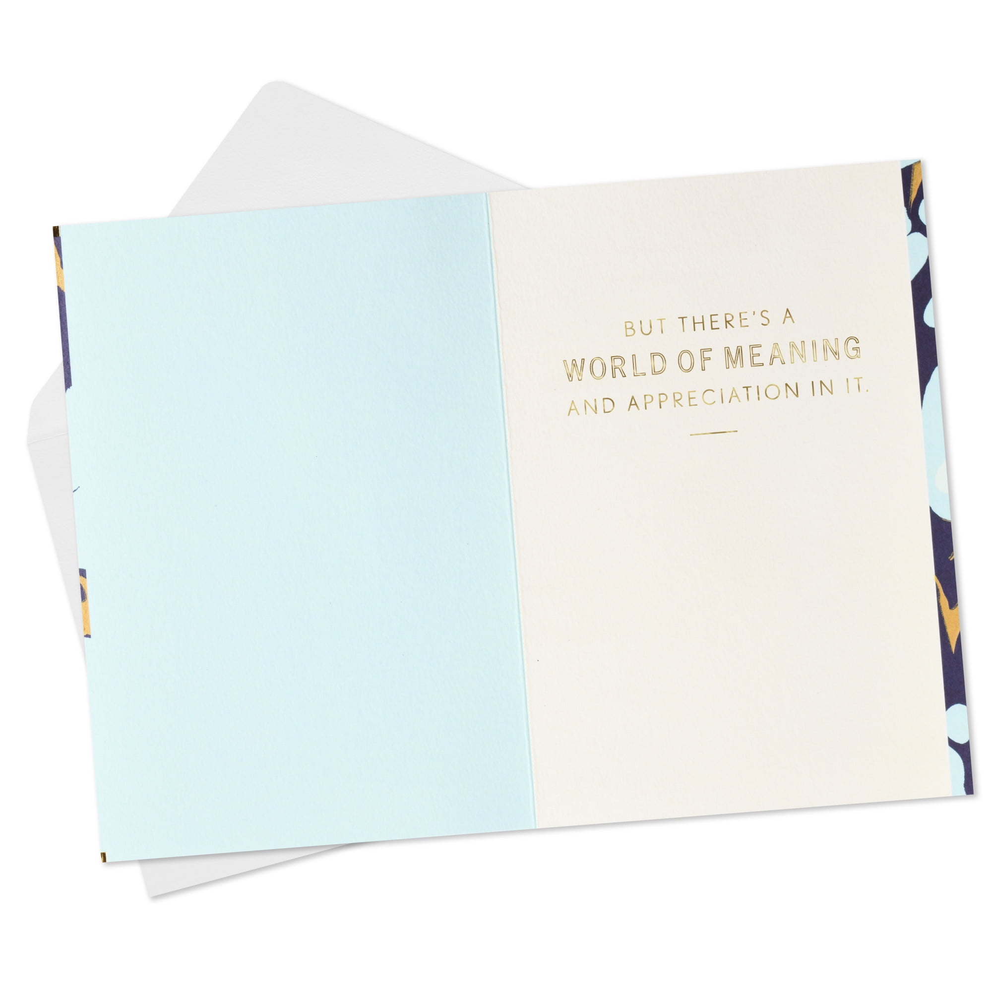 Hallmark Thank-You Card (Simple Phrase With World of Meaning)
