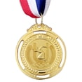 thumbnail image 3 of DQrwqpou Medalla 2 Pulgadas Premio Oro Regalo Recuerdo Recompensa para Y Adultos (oro), 3 of 4