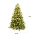 thumbnail image 3 of Fraser Hill Farm 7.5 ft Oregon Pine Christmas Tree with Warm White LED Lighting, FFOP075-5GR, 3 of 14