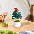 thumbnail image 2 of Desktop Ornament,Handmade Crochet Pot Desktop Ornament Decorative Knitted Potted Home Desk Accessory Unique Idea,Home Decor, 2 of 8