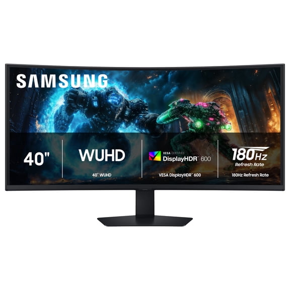 Samsung 40" Odyssey G7   Resident Evil Requiem Game Code - G75F WUHD 180Hz Curved Gaming Monitor - LS40FG75DENXZA