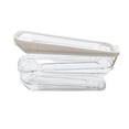 thumbnail image 4 of Tnarru Refrigerator Rolling Egg Dispenser ,Organizer Bin, Storage Container Automatically Rolling Egg Holder Storage Box for Kitchen white 3 tiers, 4 of 8