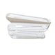 thumbnail image 4 of Organizador de huevos con ruedas para refrigerador, contenedor para ahorrar espacio con ruedas automáticas. White 3 niveles, 4 of 9