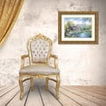 thumbnail image 3 of Motz, Peter 32x25 Gold Ornate Wood Framed with Double Matting Museum Art Print Titled - Rhododendron, 3 of 4