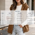 thumbnail image 3 of Cmfcve Womens Plus Size Winter Hooded Quilted Faux Suede Vest Full Zip Sleeveless Jacket Casual Warm Padded Outerwear, 3 of 8
