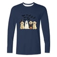 thumbnail image 4 of ThriftyPlait Men Fall Halloween Tops Casual Plus Size Crewneck Long Sleeve Pullover Linghtweight Party Outfit Basic Daily Wear Tee, 4 of 4