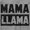 Sport Grey, variant on Funny Mama Llama Mothers Day Pun Women's Long Sleeve T Shirt Brisco Brands S