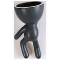 thumbnail image 6 of Cheers.US 1 Set Hanging Flower Pot Ceramic Plant Pot Human Shaped Planter Plant Container Desktop Decoration for Home Office Room, 6 of 7