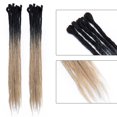 thumbnail image 2 of MesaSe Extension de Dreadlocks Ombrée pour Hip-Hop Synthétique Résistante à la Chaleur Crochet Tressage Cheveux Fait Main Extension Torsade Tressage pour Femmes Brun Foncé 20”-35g, 2 of 6