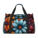 thumbnail image 1 of Fotbe Colorful Blooming Flowers Bolsa de Viaje con Estampado, Bolsa de Fin de Semana para Mujer con Compartimento para Zapatos, Bolsa de Gimnasio con Bolsillo Húmedo, 1 of 7